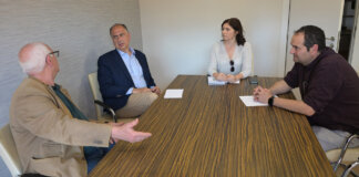 Visita del conseller Valderrama a Paiporta