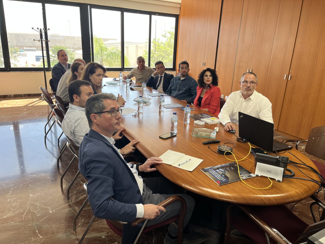 Reunión del Ayuntamiento de Quart de Poblet con la AEQP para abordar las actuaciones en los polígonos industriales