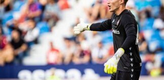 El guardameta de Albal Alex Primo del Levante UD