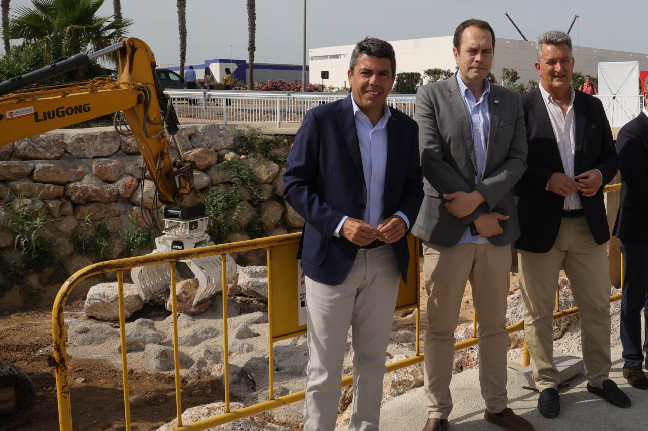 Carlos Mazón en el Circuit de Cheste