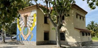 Edificio del centro de esterilización de colonias felinas en València