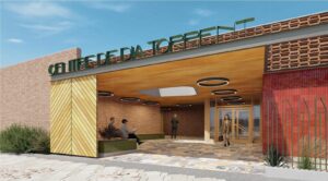 Entrada del nuevo centro de día en Torrent para mayores y personas con diversidad funcional.