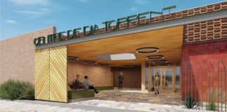 Entrada del nuevo centro de día en Torrent para mayores y personas con diversidad funcional.