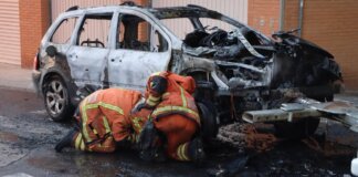 incendio coche Torrent