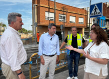 Mazón visita obras puente Catarroja y Massanassa afectado por la DANA