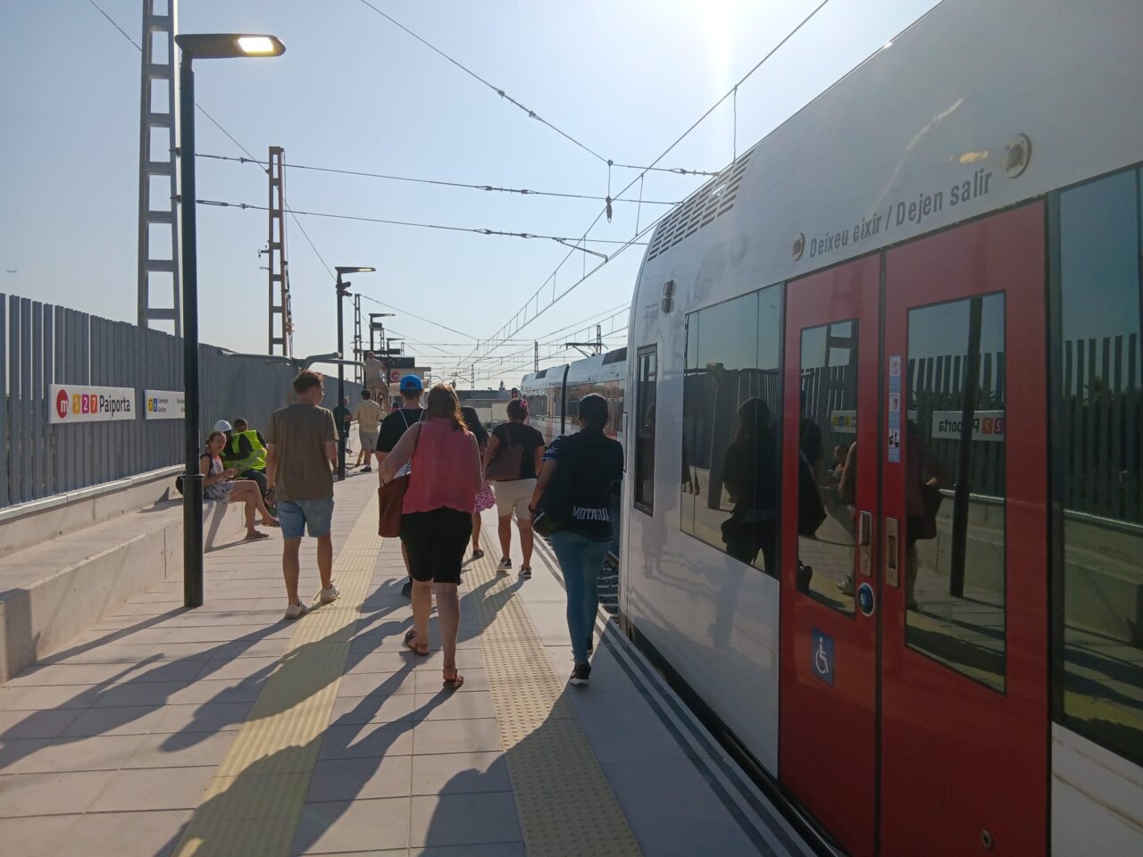 ramo sur de las Líneas 1, 2 y 7 de Metrovalencia abre sus 20 estaciones y paradas desde primera hora de la mañana