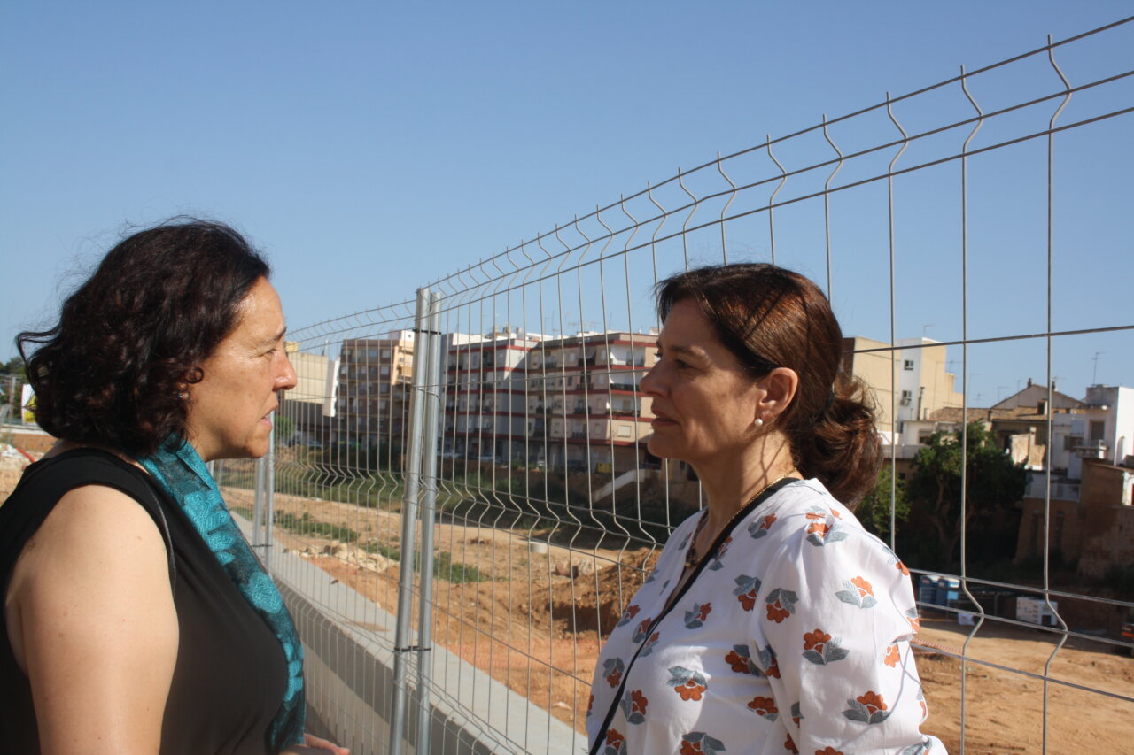 Visita Miriam González a Paiporta 