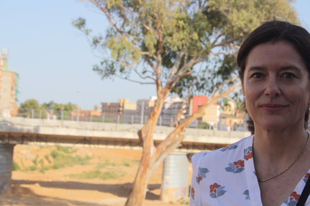 Visita a Paiporta de la presidenta de España Mejor Miriam González Durántez