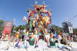 Hoguera ganadora de las Fogueres de Sant Joan en Valencia
