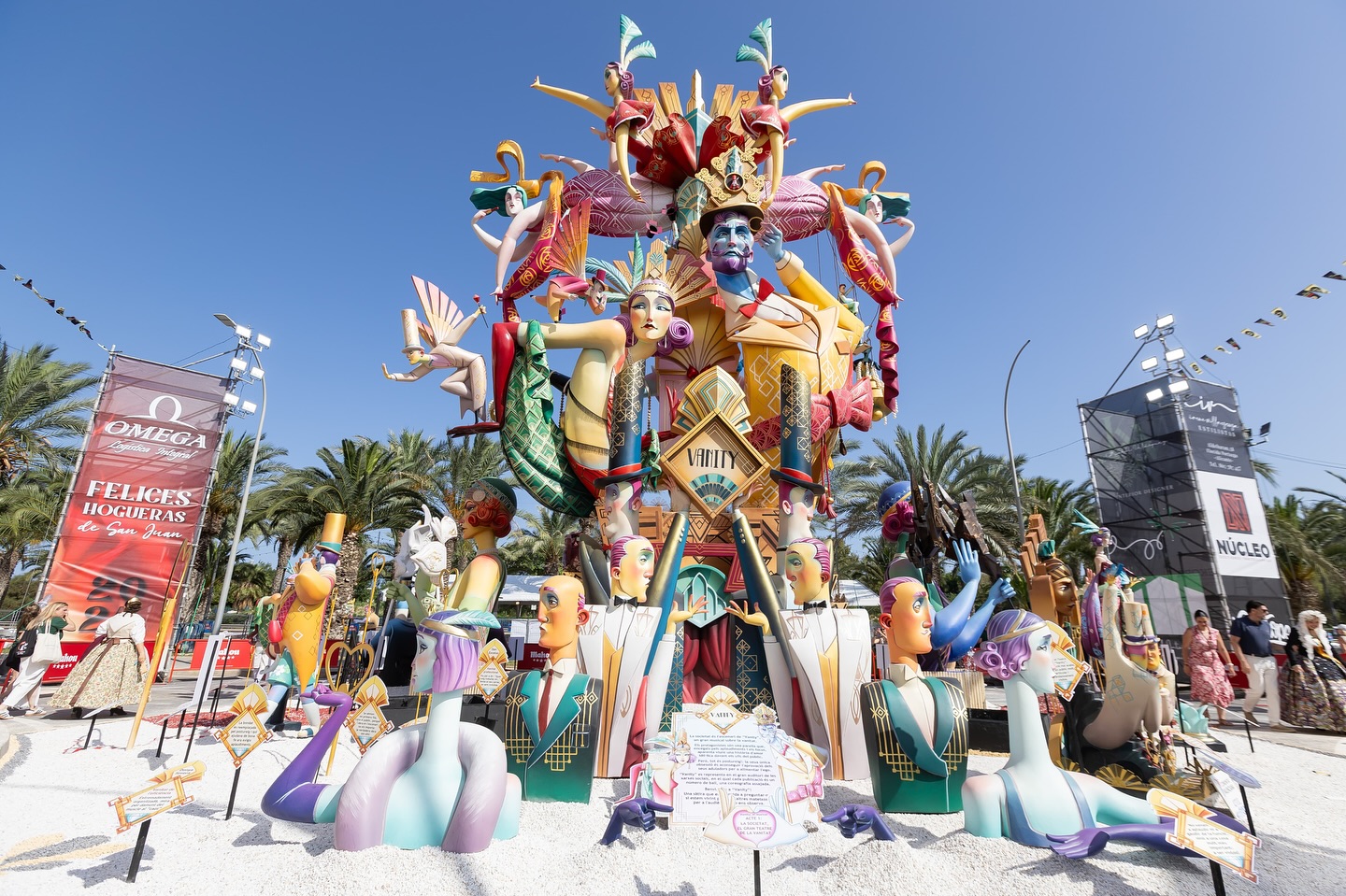 Hoguera ganadora de las Fogueres de Sant Joan en Valencia