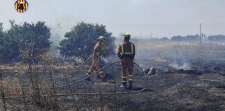incendio a Catarroja
