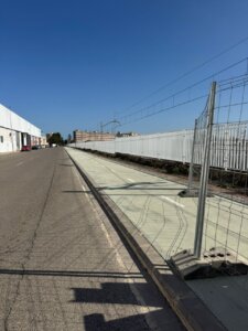 Renovació valla del metro foios Renovació valla del metro foios