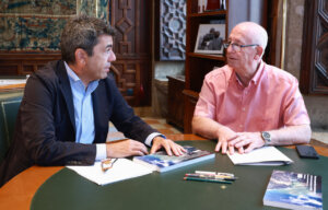 reunión entre Vicent Císcar y Carlos Mazón