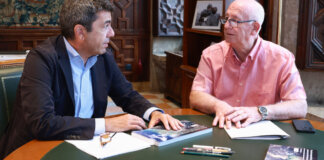 reunión entre Vicent Císcar y Carlos Mazón