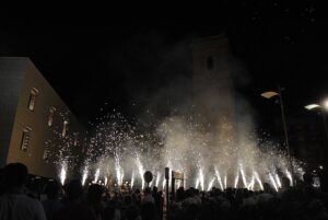Actos pirotécnicos en Alaquàs durante las fiestas mayores