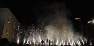 Actos pirotécnicos en Alaquàs durante las fiestas mayores