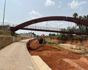 ampliación de la escollera en el barranco de Picassent a su paso por Alcàsser