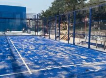 Dos nuevas pistas de pádel y una terraza urbanizada transformarán el polideportivo municipal de Almàssera pistal padel Almàssera
