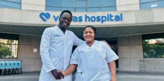 Dos profesionales de Liberia se forman en el Hospital Vithas Valencia 9 de Octubre para reforzar la atención sanitaria en su país