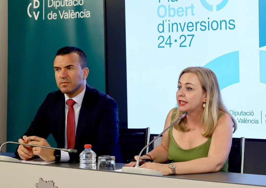 Roda de premsa sobre el Pla Obert de la Diputació de València