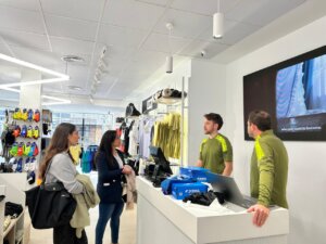 visita comercios Lorena Silvent y ACYPE