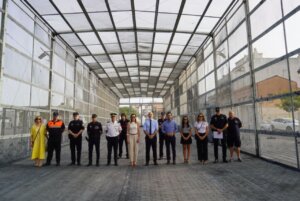 Visita al cohetódromo tras la Junta Local de Seguridad de Paterna