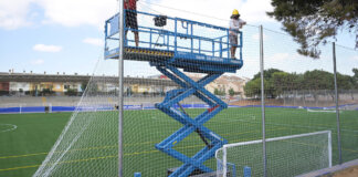 Paiporta ultima las obras en el Terrer para que sus 4 equipos puedan usar el campo esta temporada