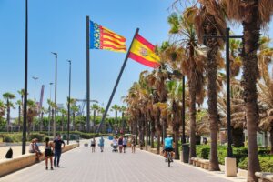 paseo marítimo de Valencia