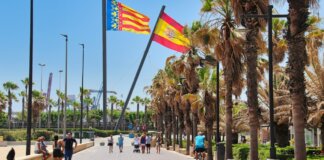 paseo marítimo de Valencia
