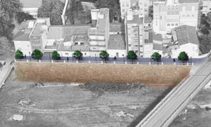 Propuesta de muro de contención en Picanya para el barranc del Poyo