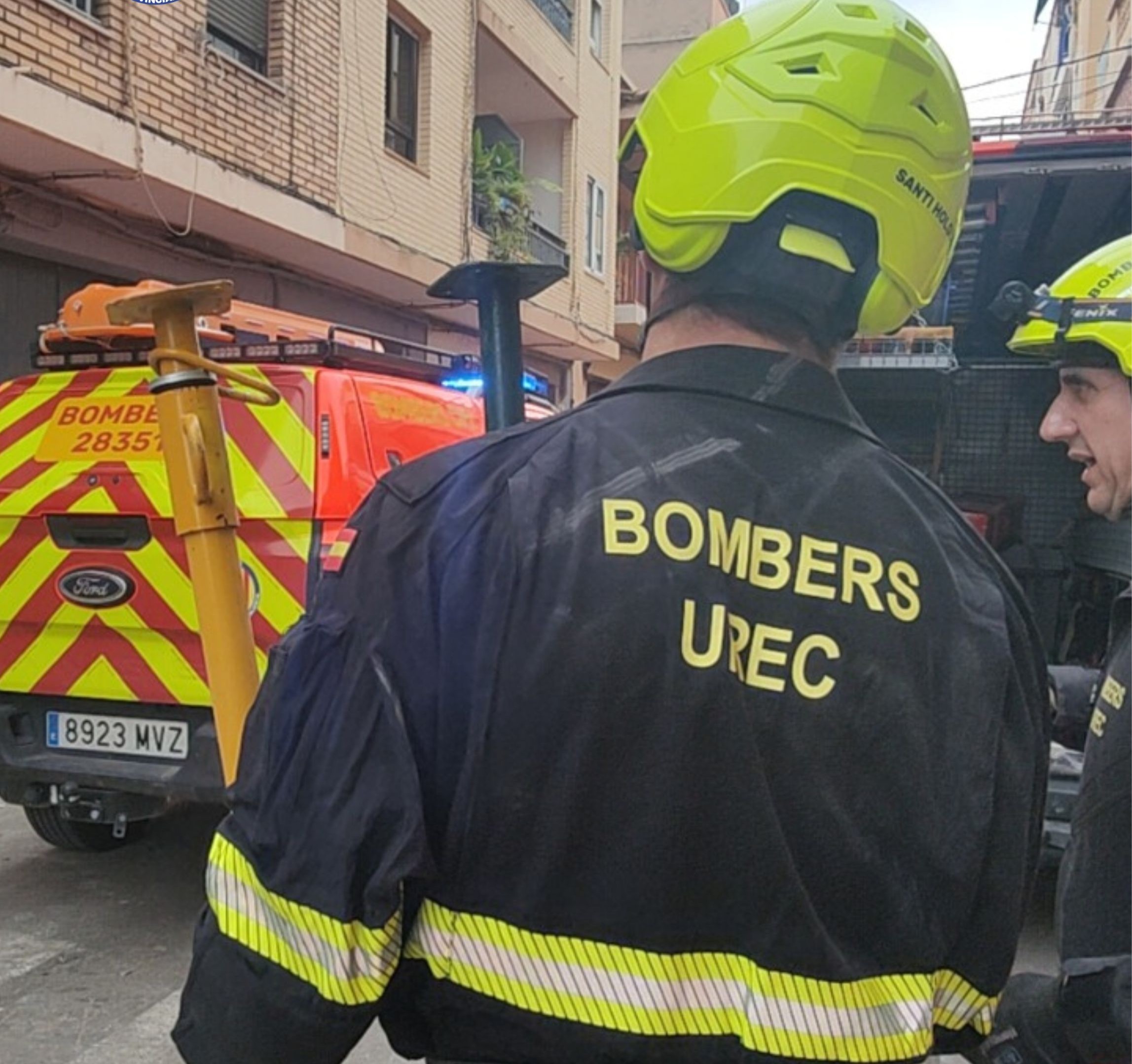 Evacuada una finca d’Alfafar després del despreniment parcial del sostre d’un habitatge