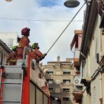 Bomberos trabajando en Alfafar tras la DANA Alice
