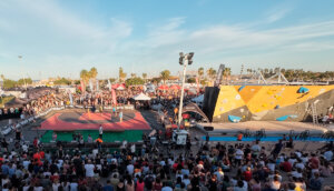 Vista panorámica del Festival VESO 2025 en La Marina de Valencia.