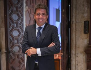 Retrato del presidente en el acto del Nou d’Octubre