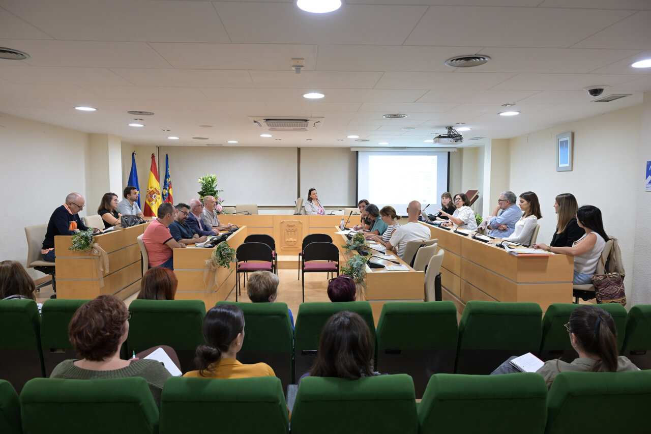 Reunión del Grupo Motor de Acción Comunitaria en Salud en Paiporta.