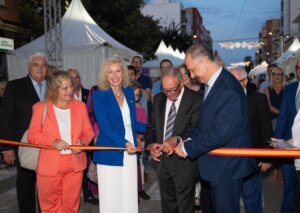 Inauguración de la feria FIMEL en Meliana con autoridades locales