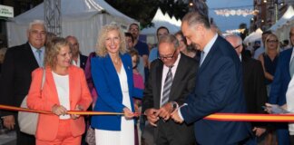 Inauguración de la feria FIMEL en Meliana con autoridades locales