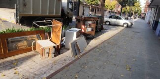 muebles abandonados Xirivella