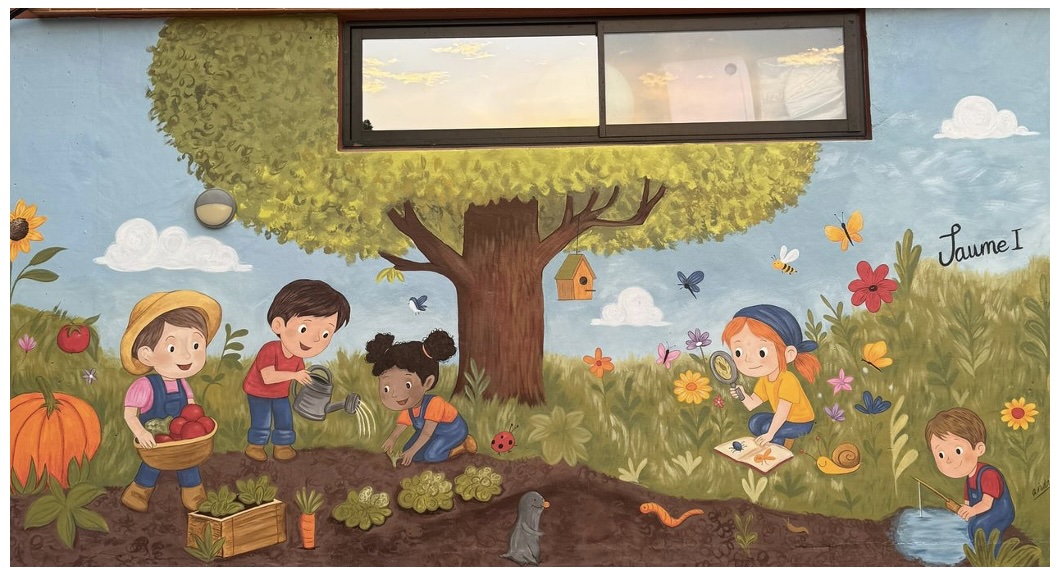 mural CEIP Jaume I de Paiporta