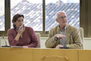 Vicent Císcar y Marian Val en reunión sobre presupuesto municipal