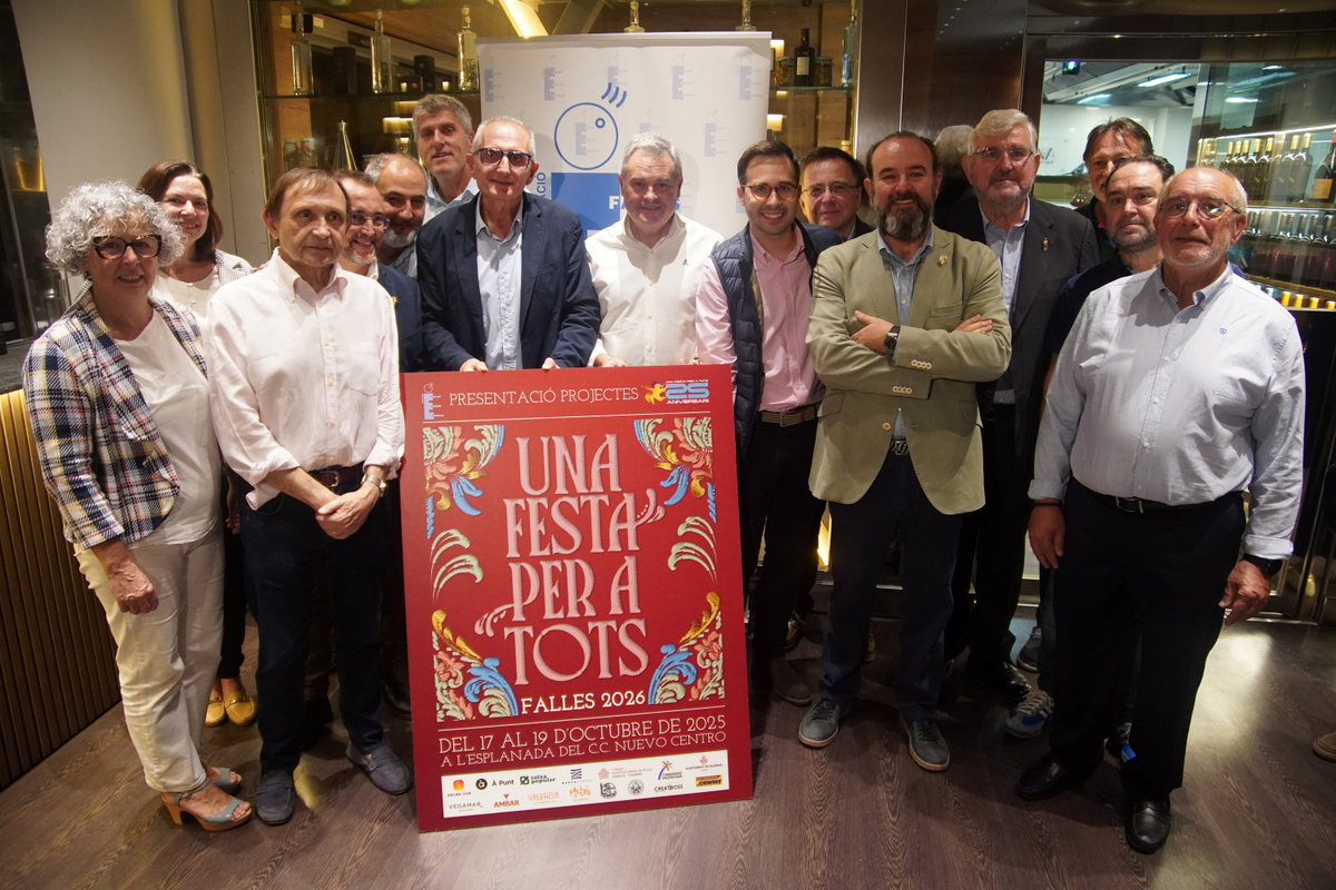 Acto de presentación del evento Una Festa per a Tots en Valencia