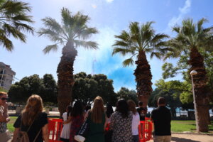 Espectáculo pirotécnico en Catarroja con salvas de honor