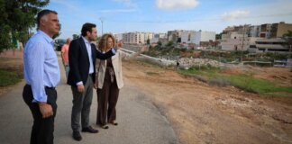 visita Huesca terrenos Xenillet DANA