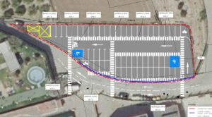Plano del nuevo aparcamiento municipal en Albalat dels Sorells