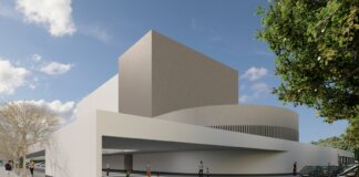 Render del nuevo auditorio-albergue multifuncional en Xirivella