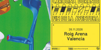 Cartel Carolina Durante en Roig Arena