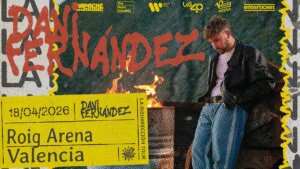 Cartel del concierto de Dani Fernández en Roig Arena