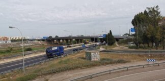 Vista de la conexión entre la V-30 y la A-3 en Xirivella