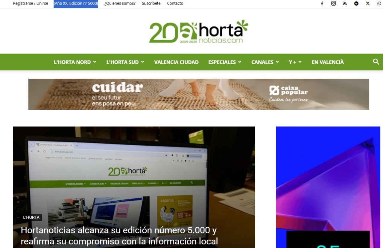 Hortanoticias celebra su edición número 5.000, reafirmando su compromiso con la información local.