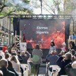 Ceremonia en homenaje a Manolo Algarra con presentación en pantalla